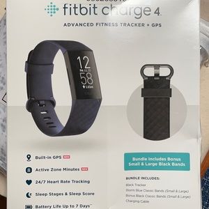 Fitbit charge 4 with two bands
